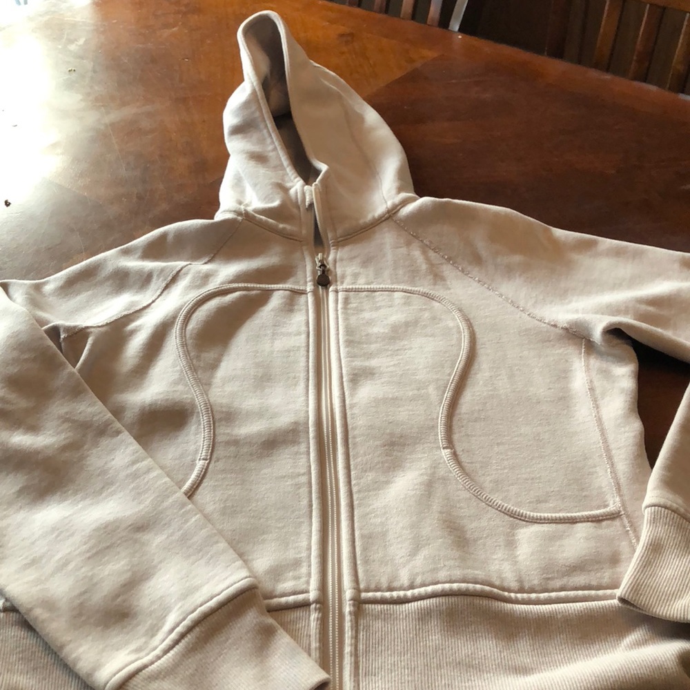 Women’s lululemon jacket oatmeal color .